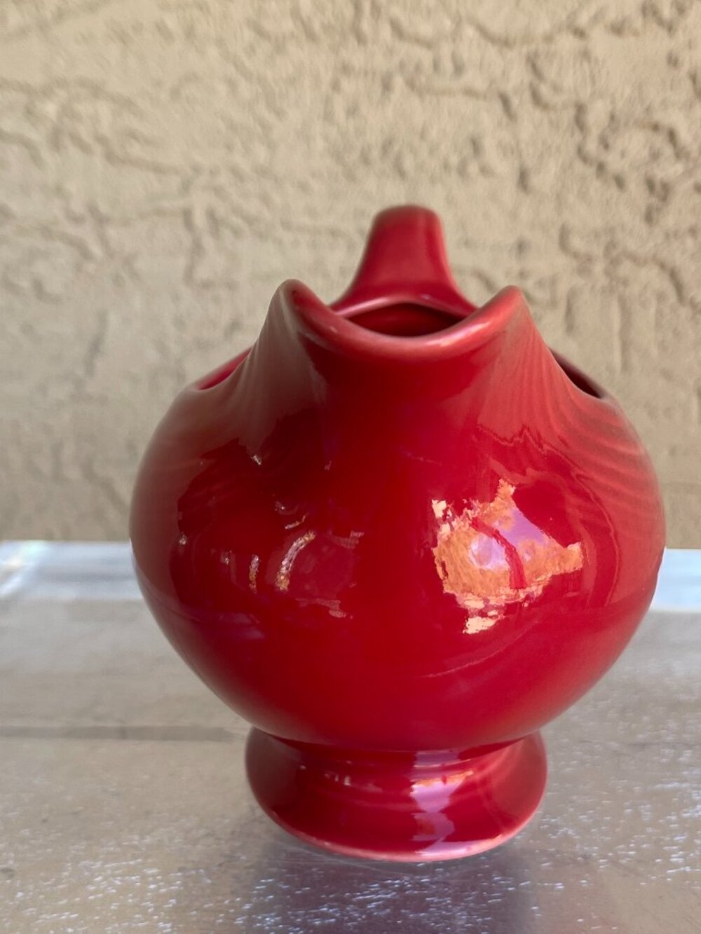 Discontinued Fiesta Scarlet Red Gravy Boat